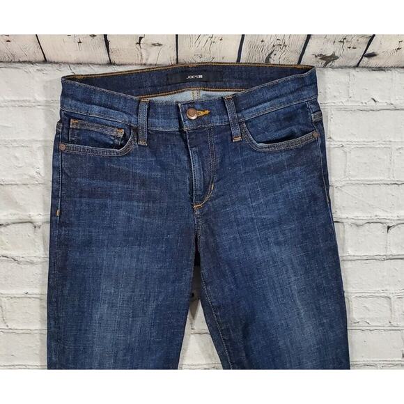 Joe's Jeans Randall Dark Wash Whiskered Capri Jeans WOMENS SIZE 26 - Picture 2 of 7